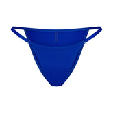 ICONIC SWIM STRING BIKINI BOTTOM | COBALT
