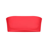 ICONIC SWIM MICRO BANDEAU BIKINI TOP | CARMINE