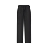 SWIM COVER-UPS SHEER PANT | OBSIDIAN