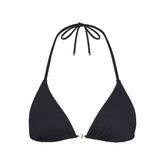 ICONIC SWIM HARDWARE TRIANGLE BIKINI TOP | OBSIDIAN
