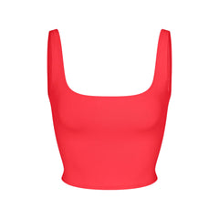 ICONIC SWIM TANK BIKINI TOP | CARMINE