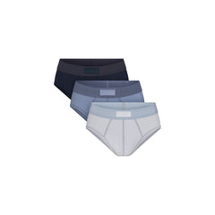 SKIMS COTTON MENS BRIEF 3-PACK | NIMBUS MULTI