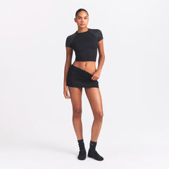 NikeSKIMS AIRY FOLDOVER SKORT | OBSIDIAN