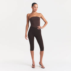 SMOOTH LAYERS STRAPLESS BODYSUIT | COCOA