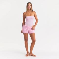 SMOOTH LAYERS STRAPLESS BODYSUIT | PEONY