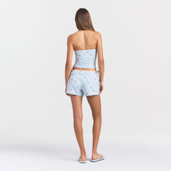 COTTON JERSEY TUBE TOP | POWDER BLUE BANDANA