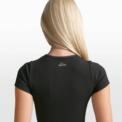NikeSKIMS RIBBED SEAMLESS BABY T-SHIRT | OBSIDIAN