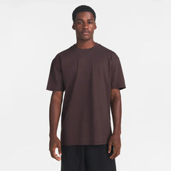 HEAVYWEIGHT COTTON MENS RELAXED T-SHIRT | RAISIN