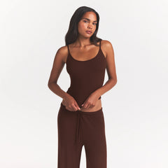 SOFT LOUNGE TANK SLEEP SET | COCOA