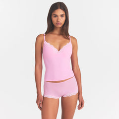 FITS EVERYBODY LACE PUSH-UP CAMI | BUBBLE GUM TONAL