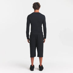 SKIMS COTTON RIB MENS HENLEY | ONYX