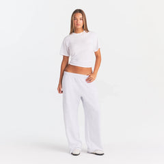 WORN IN JERSEY KNOT BACK T-SHIRT | SNOW