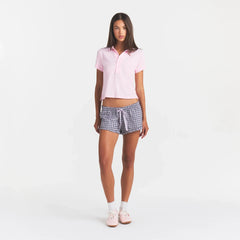 WORN IN JERSEY POLO | PEONY