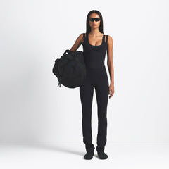 NikeSKIMS MATTE DOUBLE STRAP SCOOP TANK | OBSIDIAN