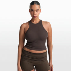 NikeSKIMS RIBBED SEAMLESS RACER FRONT TANK | PHOENIX