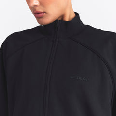 NikeSKIMS MATTE TRICOT OVERSIZED TRACK JACKET | OBSIDIAN