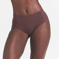 EVERYDAY COTTON BRIEF | COCOA HEATHER
