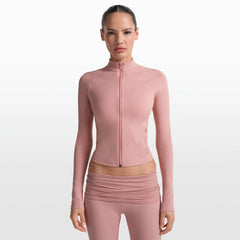 NikeSKIMS MATTE MOCK NECK FULL ZIP JACKET | HIMALAYAN