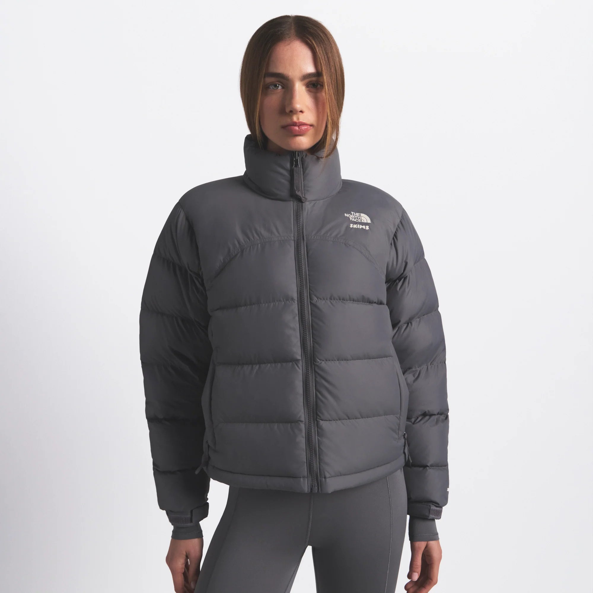 THE NORTH FACE X SKIMS 2000 RETRO NUPTSE JACKET | GUNMETAL