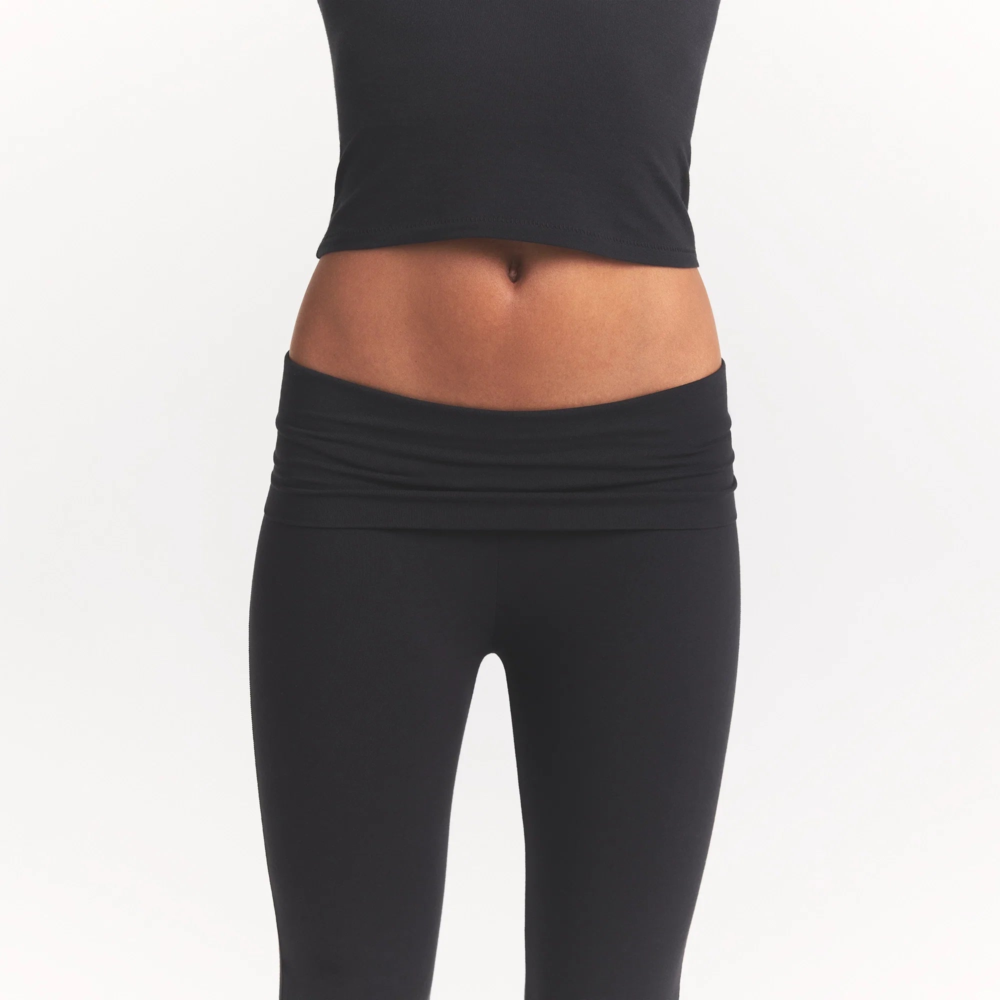 COTTON JERSEY FOLDOVER PANT | SOOT