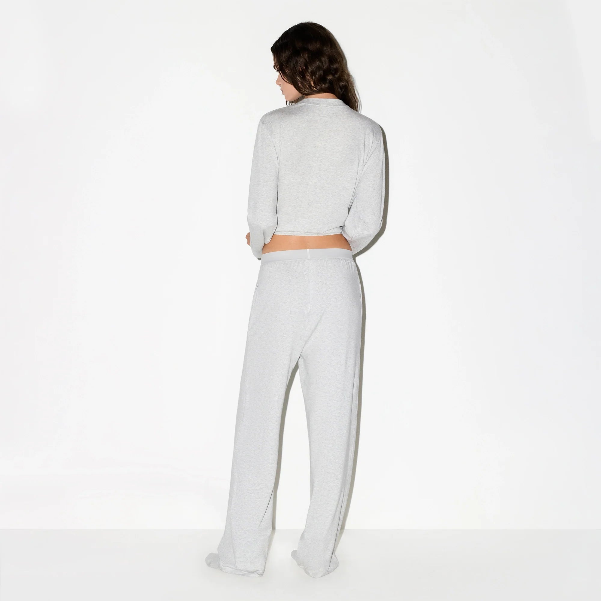BOYFRIEND LOOSE PANT | LIGHT HEATHER GREY