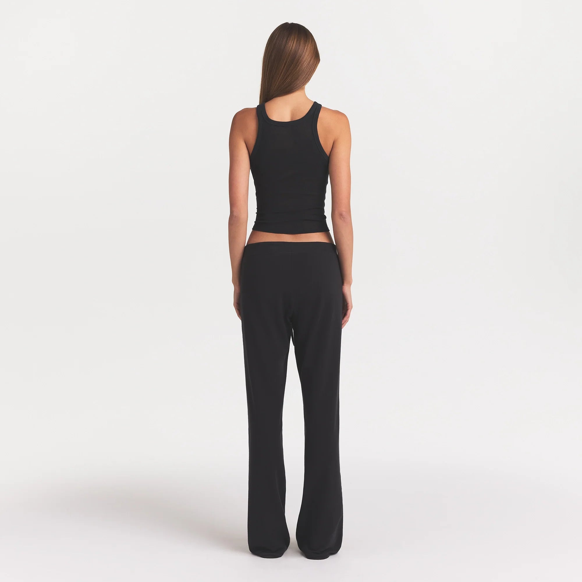 COTTON JERSEY STRAIGHT LEG PANT | SOOT