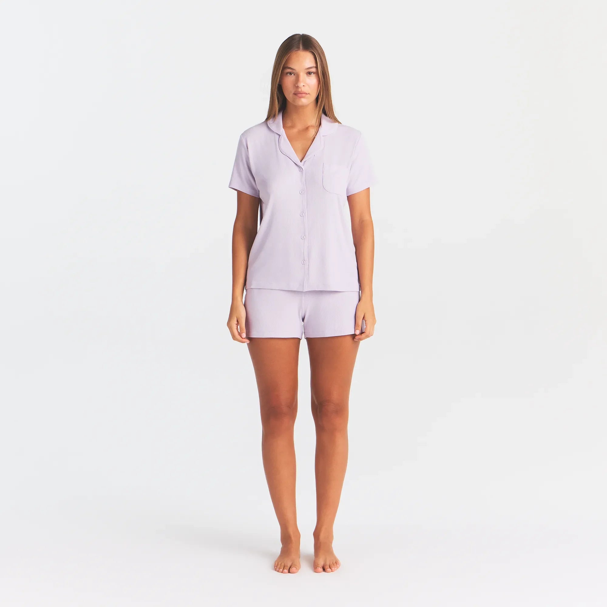 SOFT LOUNGE SHORT SLEEP SET | IRIS MICA