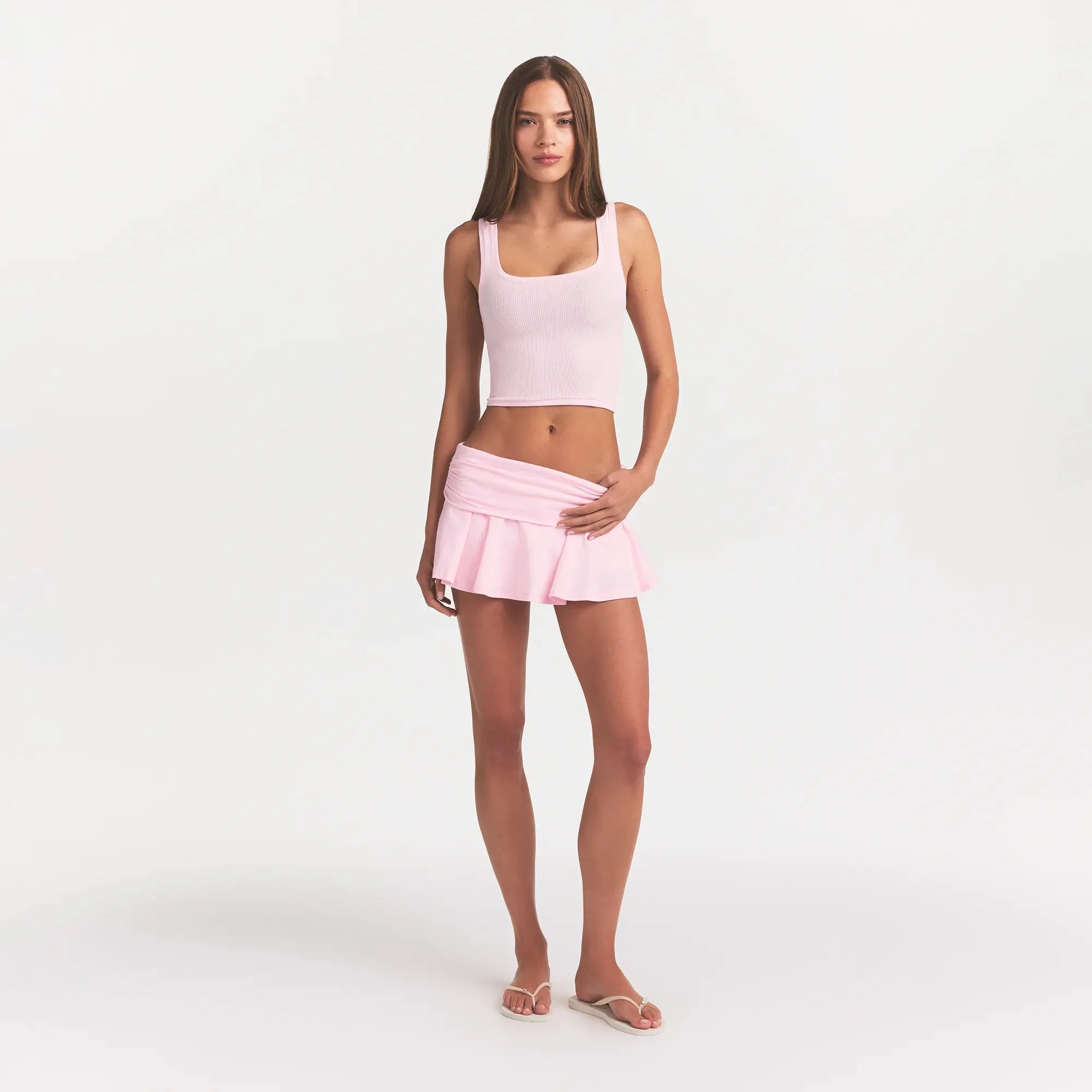 COTTON RIB TANK | CHERRY BLOSSOM