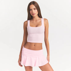 COTTON RIB TANK | CHERRY BLOSSOM