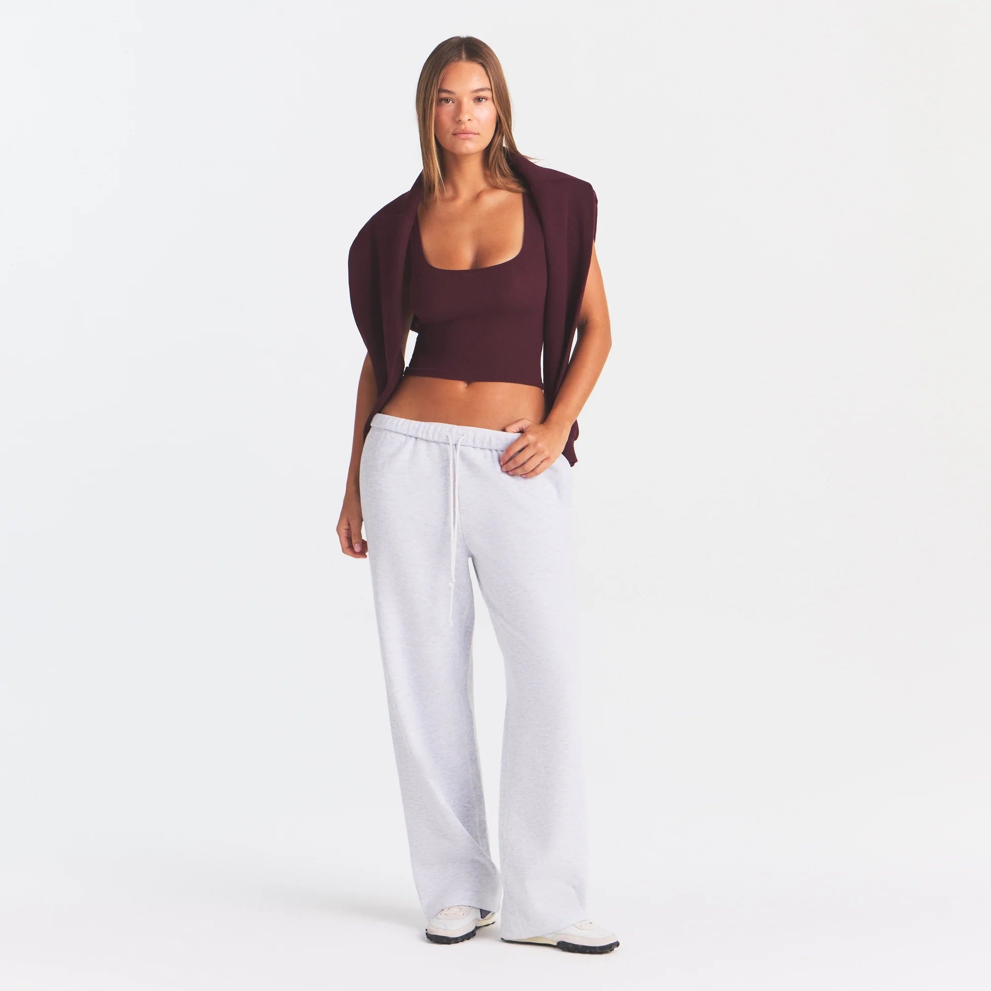 COTTON RIB TANK | CURRANT