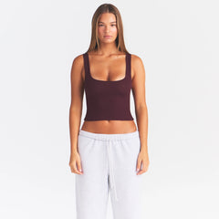 COTTON RIB TANK | CURRANT