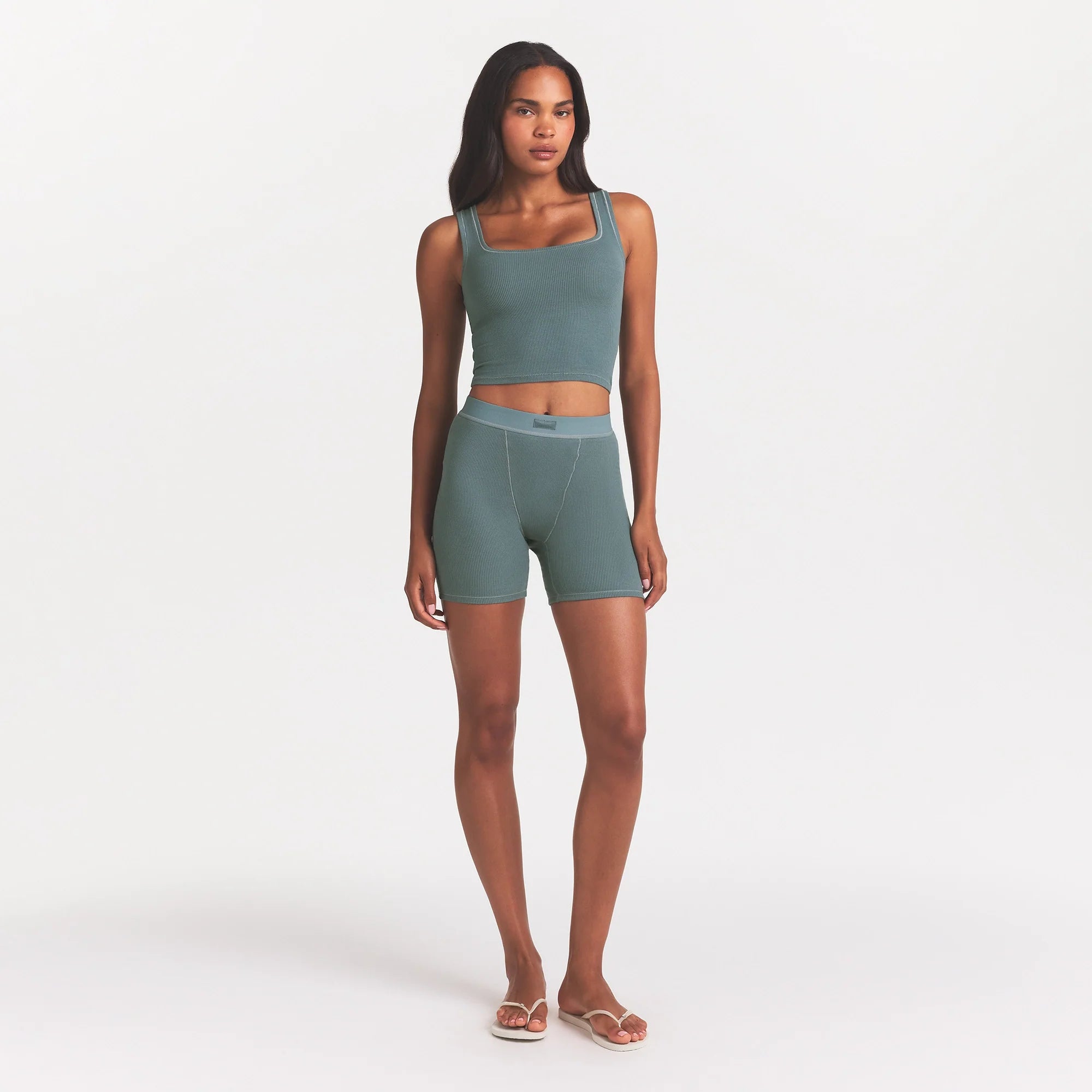 COTTON RIB TANK | KYANITE