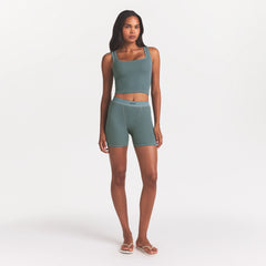 COTTON RIB TANK | KYANITE