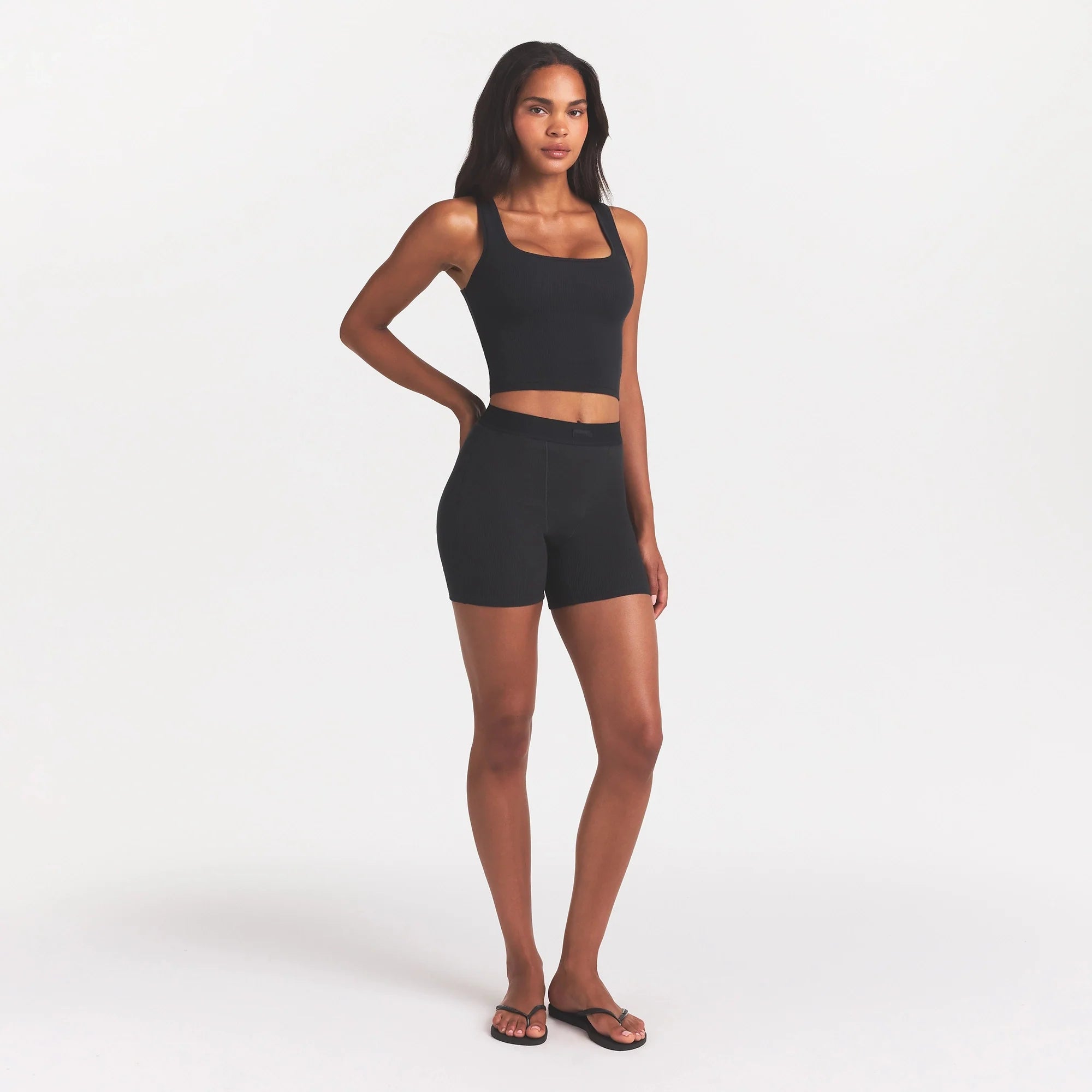COTTON RIB TANK | SOOT