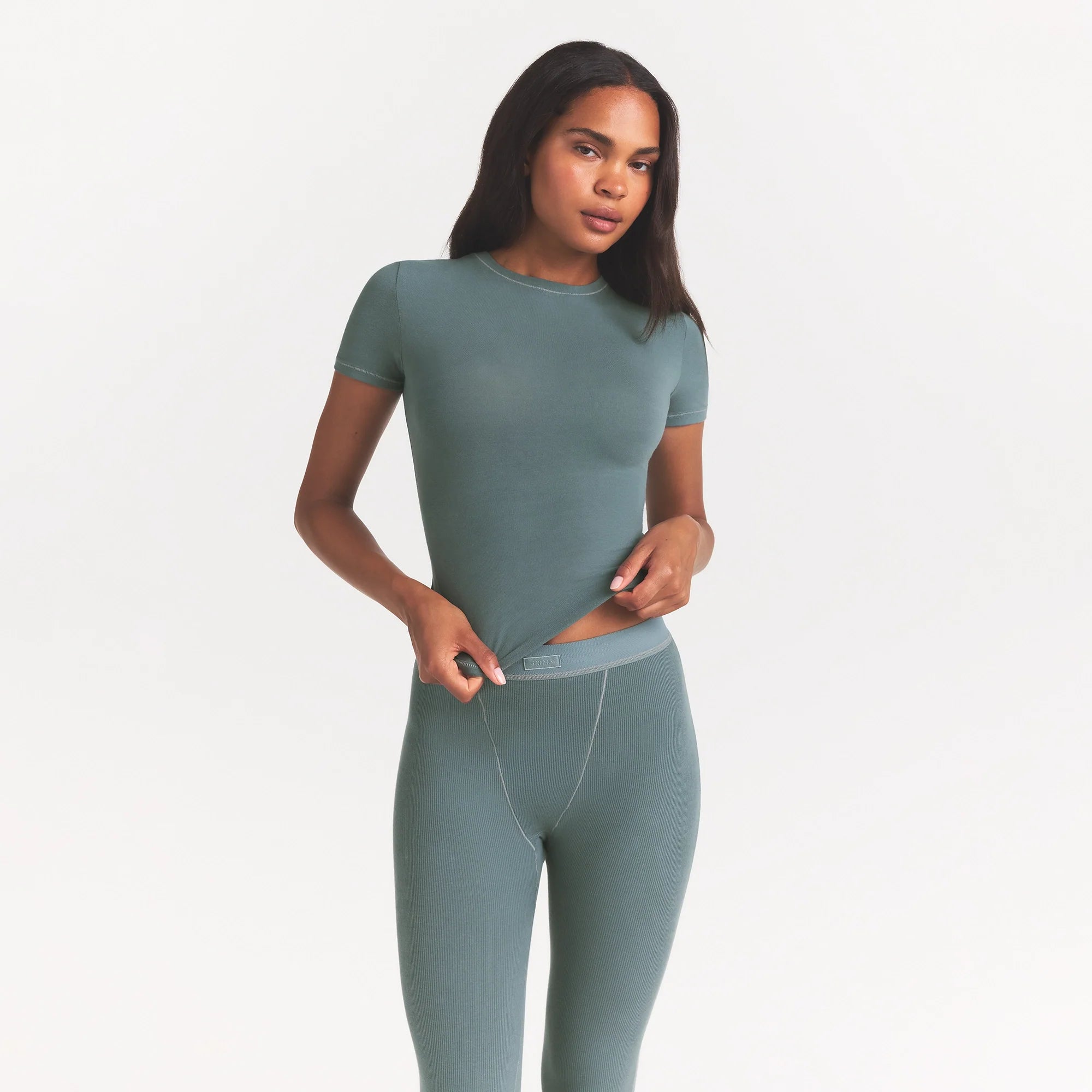 COTTON JERSEY T-SHIRT | KYANITE