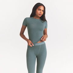 COTTON JERSEY T-SHIRT | KYANITE