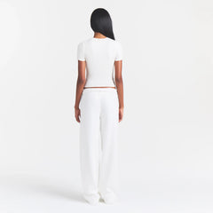 COTTON RIB T-SHIRT | MARBLE