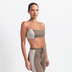 NikeSKIMS SHINE MICRO SCOOP BRA | TRUFFLE AND STONE