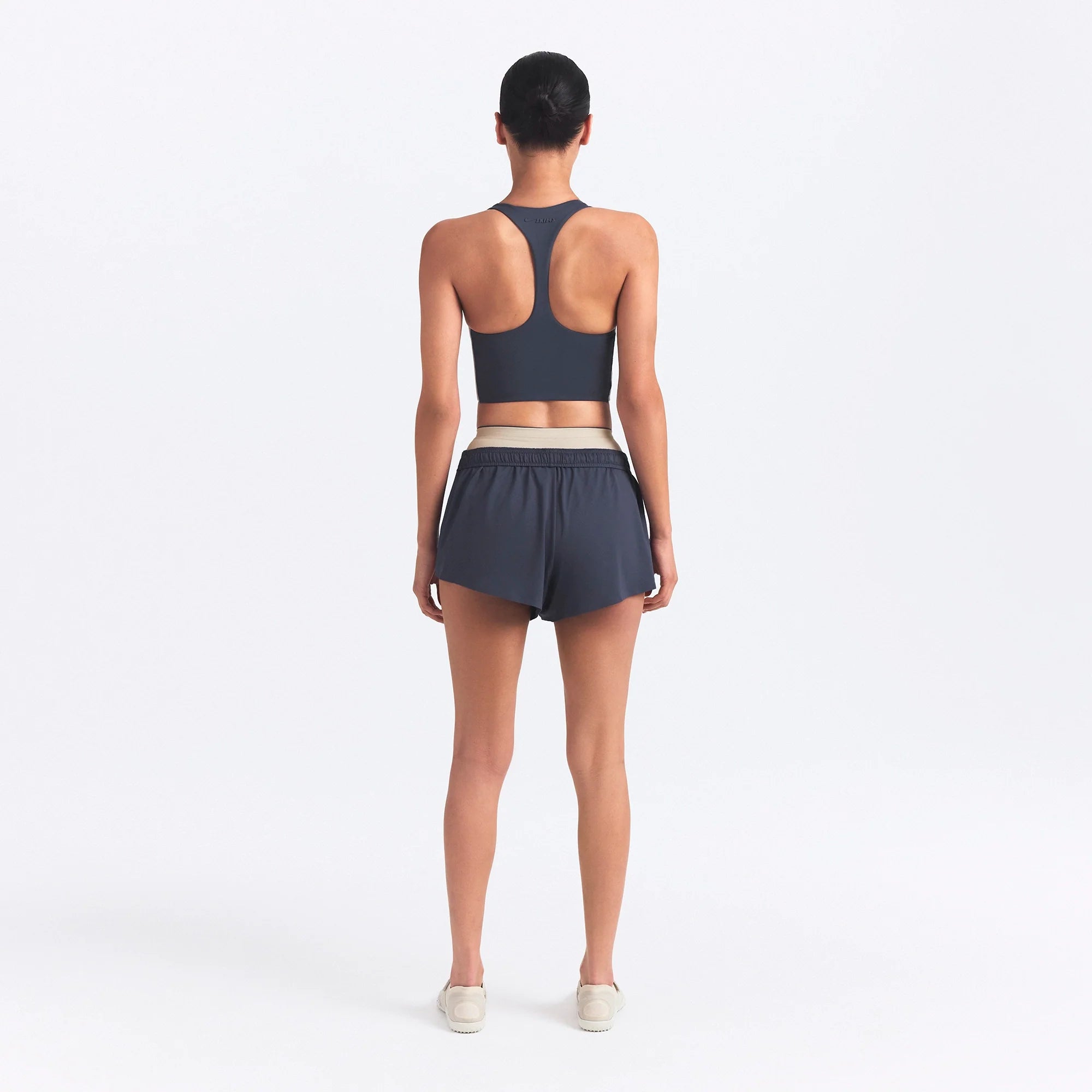 NikeSKIMS MATTE SHINE MIX RACERBACK BRA TOP | DEEP ROYAL AND STONE