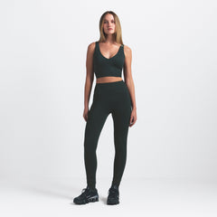 NikeSKIMS MATTE V-NECK BRA TOP | DARK TEAL