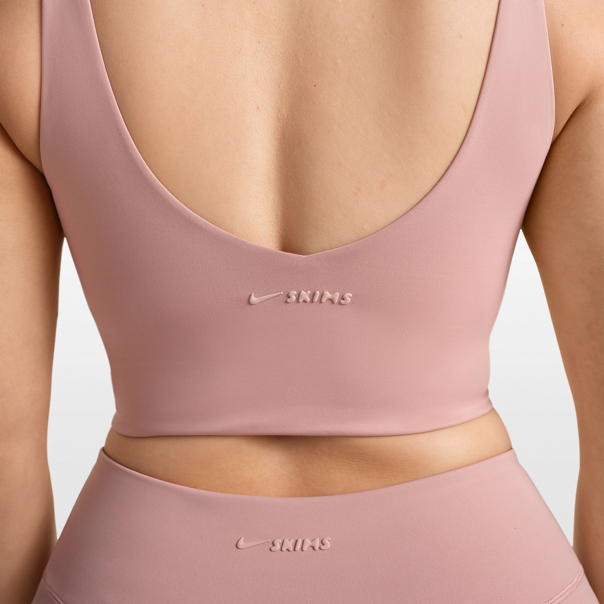 NikeSKIMS MATTE V-NECK BRA TOP | HIMALAYAN