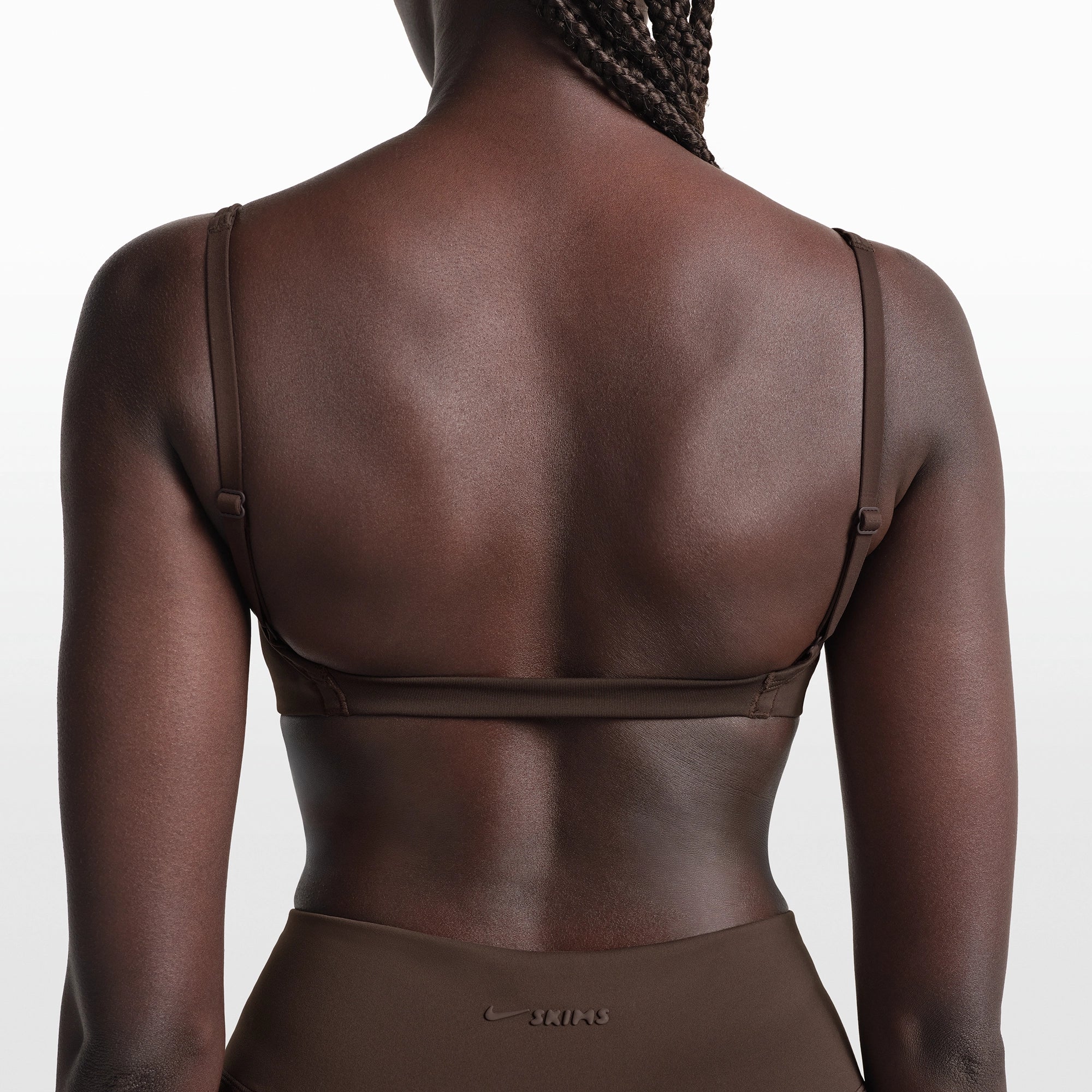 NikeSKIMS MATTE MICRO BRA | DARK SEPIA