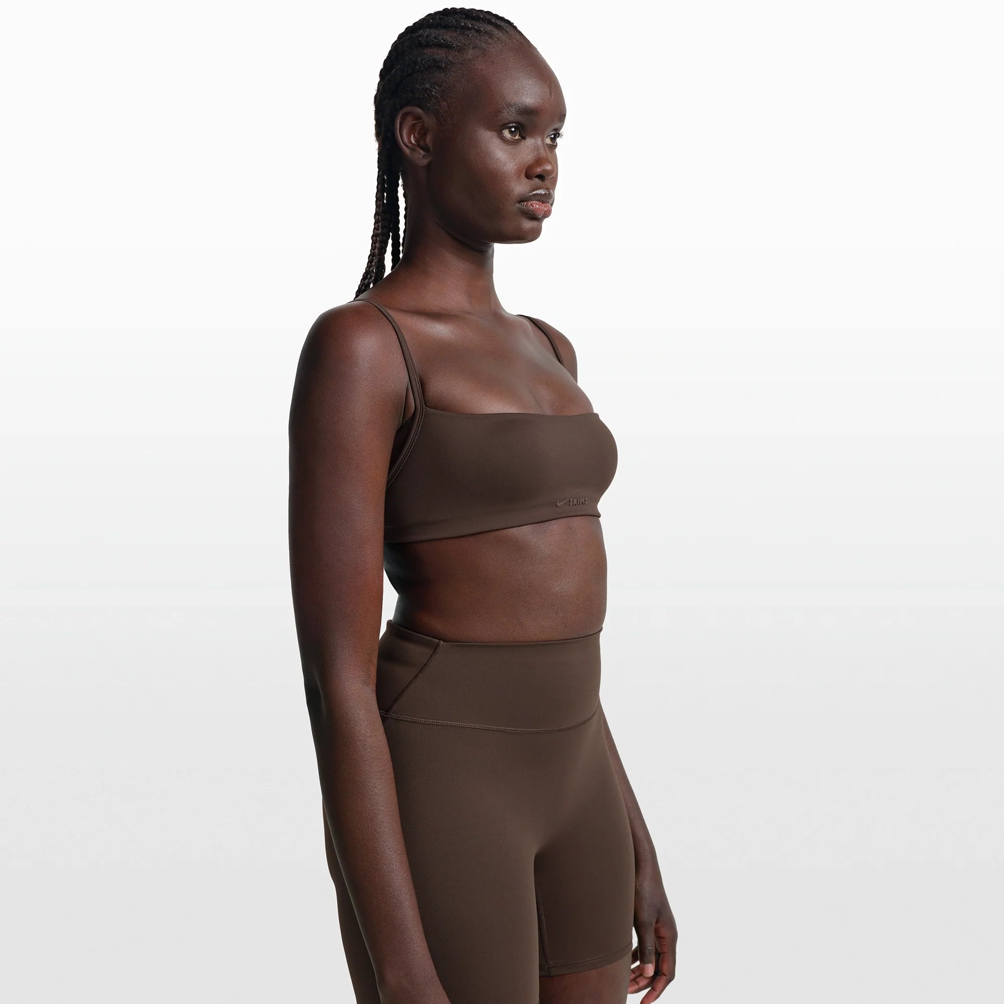NikeSKIMS MATTE MICRO BRA | DARK SEPIA