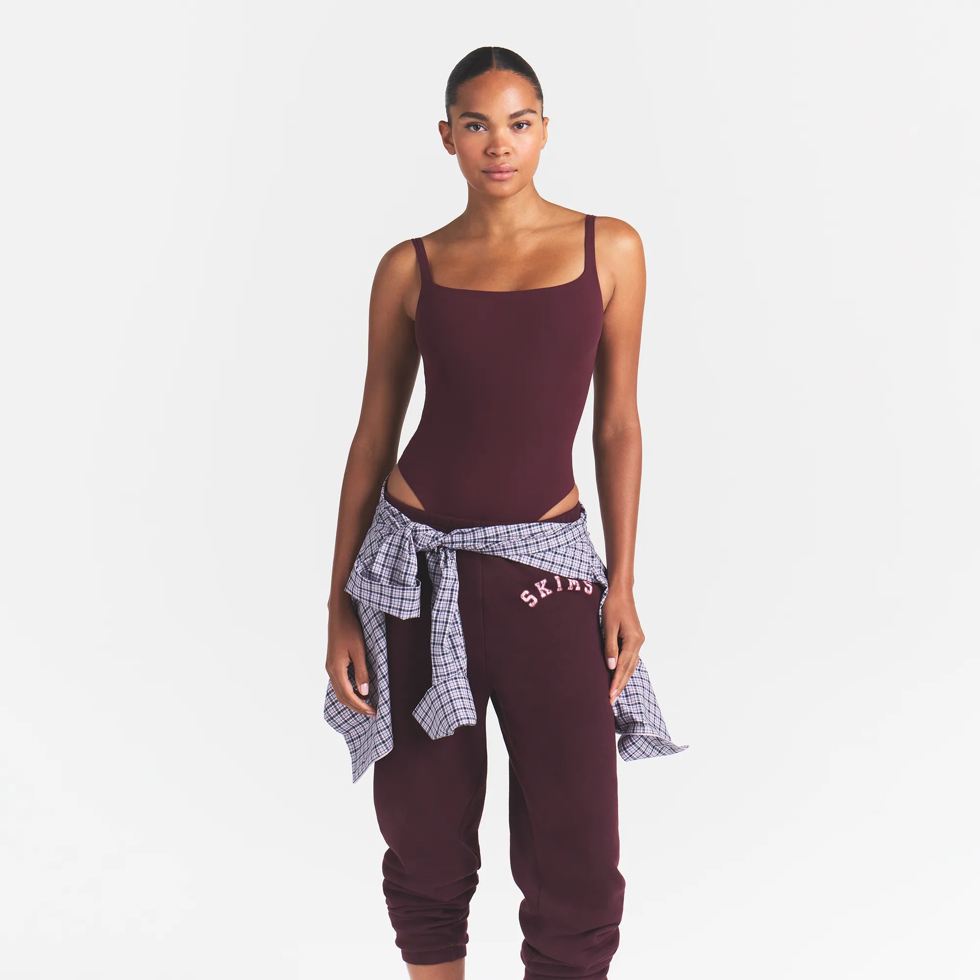 FITS EVERYBODY SQUARE NECK BODYSUIT | CURRANT