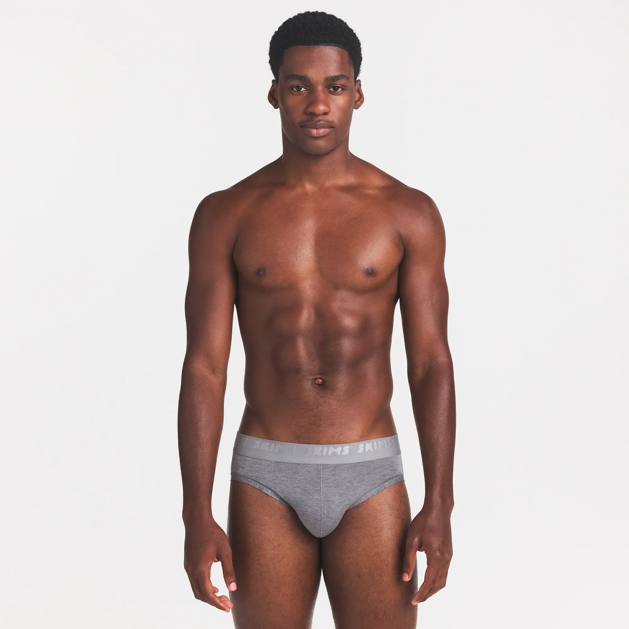 SKIMS STRETCH MENS BRIEF 3-PACK | IRIS HEATHER MULTI