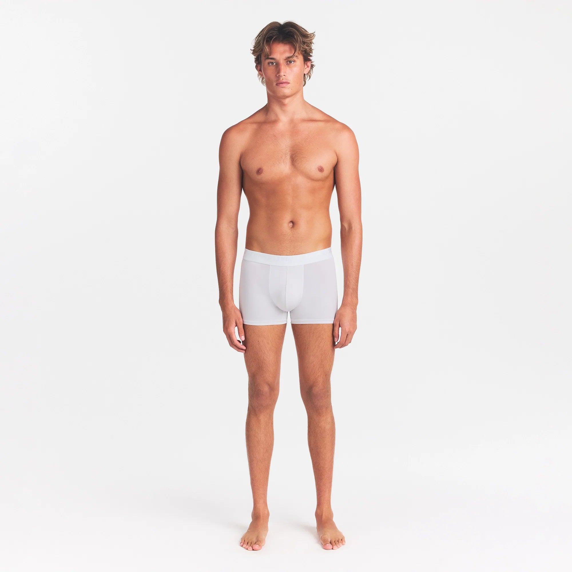 SKIMS STRETCH MENS 5" BOXER BRIEF | CHALK