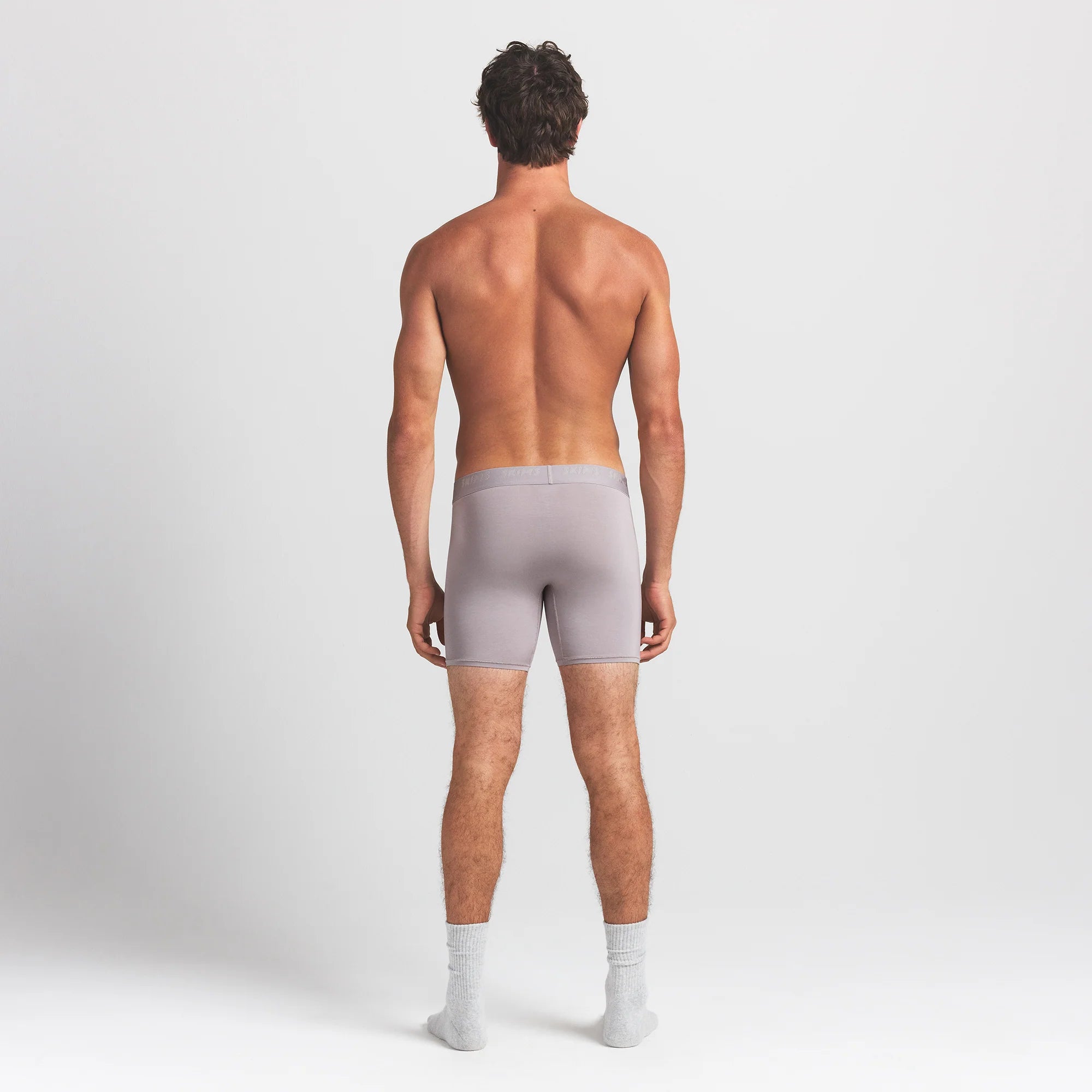 SKIMS STRETCH MENS 5" BOXER BRIEF | OYSTER