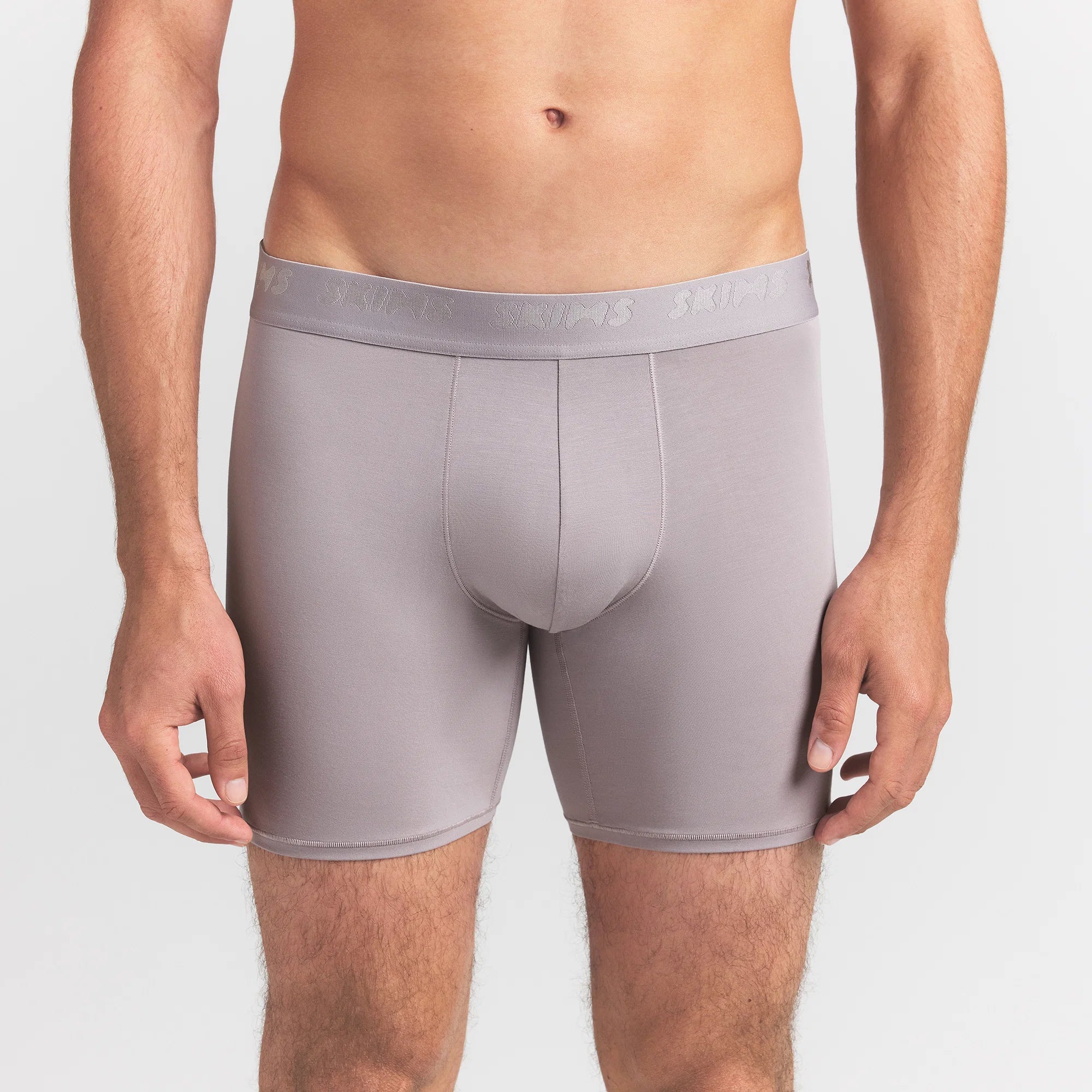SKIMS STRETCH MENS 5" BOXER BRIEF | OYSTER