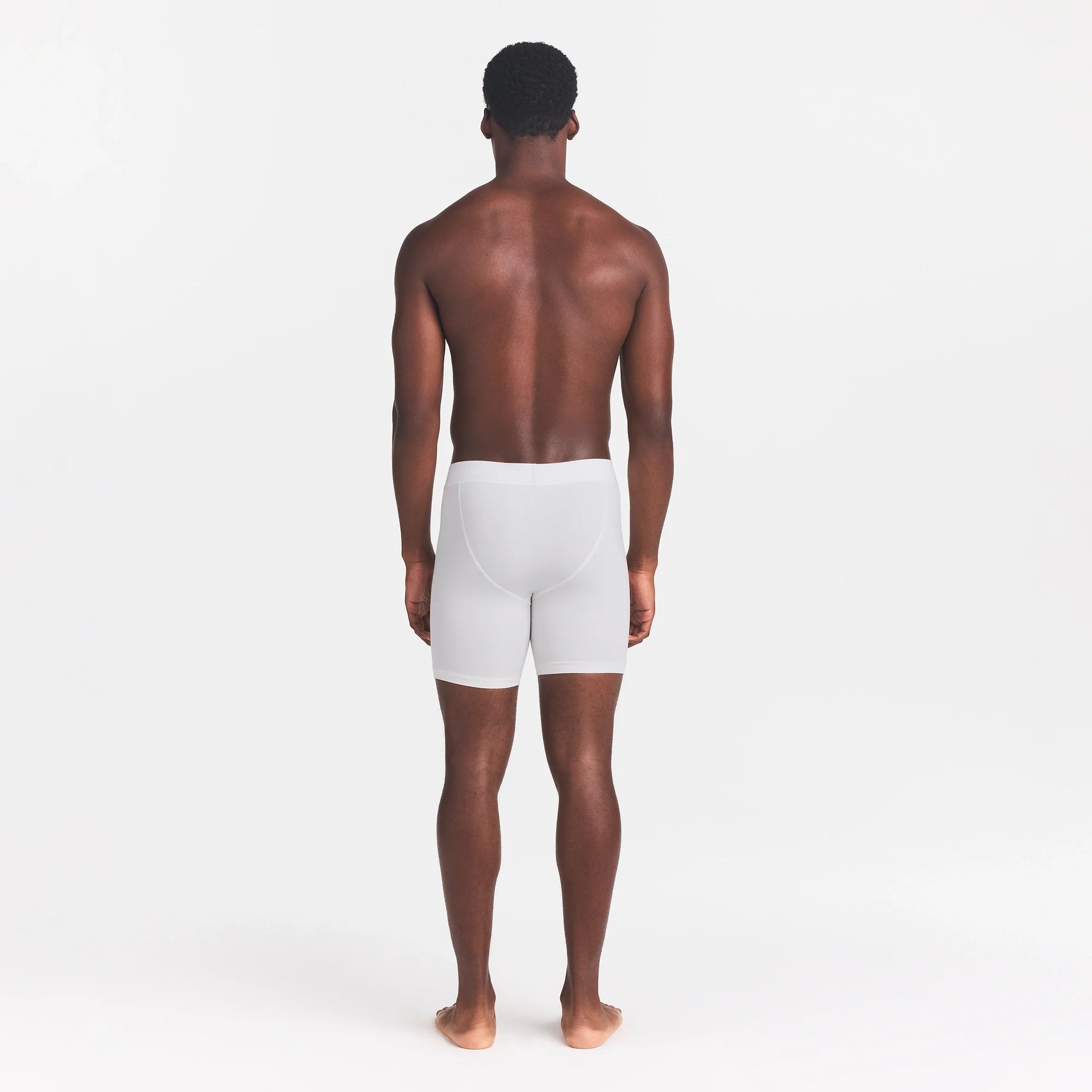 SKIMS COTTON MENS 5" BOXER BRIEF | CHALK