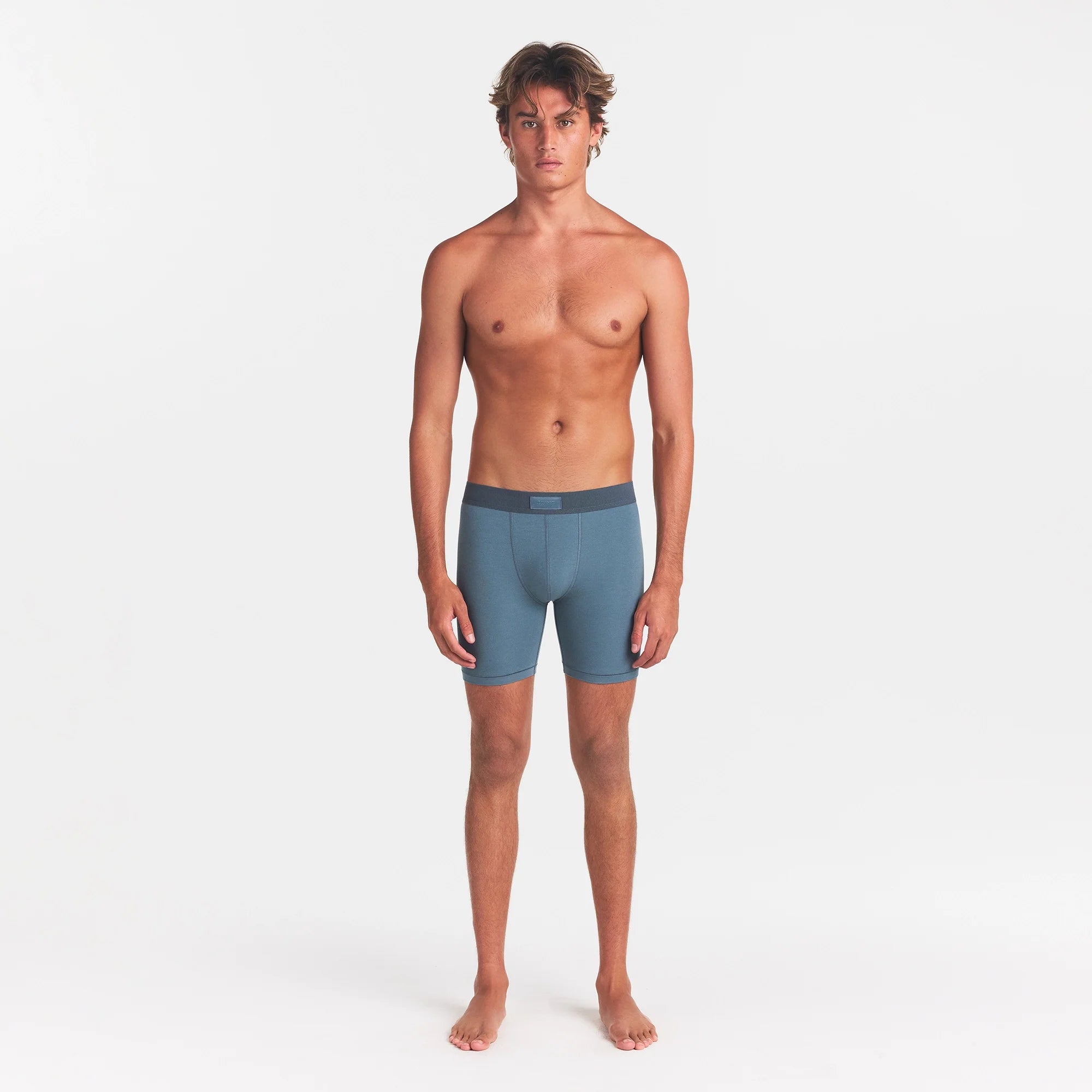 SKIMS COTTON MENS 5" BOXER BRIEF | KYANITE